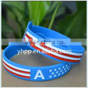 Custom Design Captain America Silicone Wristband Bracelet for Fans thumbnail-5