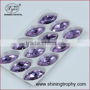 Purple Crystal Loose Beads for Jewelry Making thumbnail-1