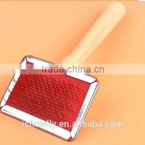 Pet Grooming Wooden Thin Needle Comb thumbnail-1