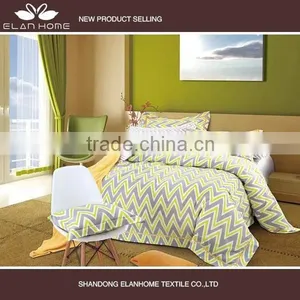 100% Cotton 128*68 Cheap Pigment Printing Bed Cover Set With Zipper thumbnail-2