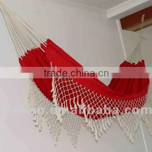 Canvas Hammock With Fringes thumbnail-1