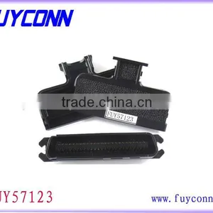 Tyco AMP Centronic Champ IDC Male Plug Type Connector 25 Pairs 0.085in With Straight Cable Outlet Cover thumbnail-1