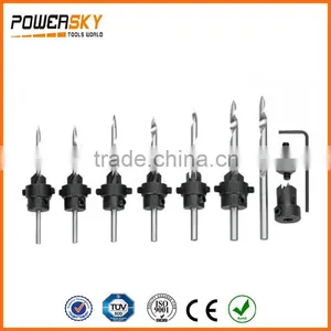 7Pcs Countersink Drill Bit Set For Woodworking thumbnail-1