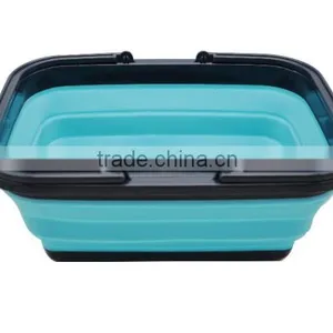 Take Away Silicone Collapsible Folding Picnic Basket thumbnail-1