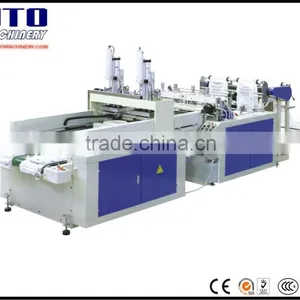 Bag Maker Two-Layer Full-Automatic Plastic Bag Making Machine With Running Belt thumbnail-1