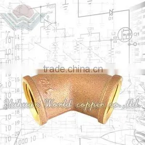 Forging Brass Pipe Fitting Of Elbow Double thumbnail-1