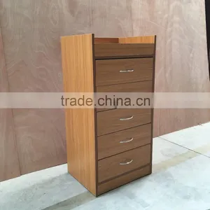 Antique Chests of Drawers Wooden Grain Color Drawer Storage Cabinet With 5Layers thumbnail-2