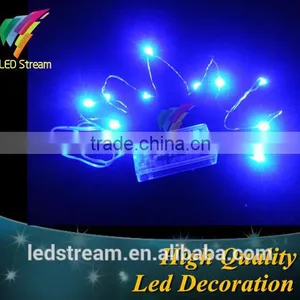 2AA Battery Powered 1M 10 Led Silver Color Copper Wire Mini Fairy String Light Lamp For Christmas Holiday Wedding Party thumbnail-4