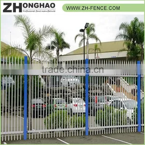 CE Certificate PVC Coated Wholesale Manufacturer Hot Selling Wrought Iron Fence for Garden thumbnail-1