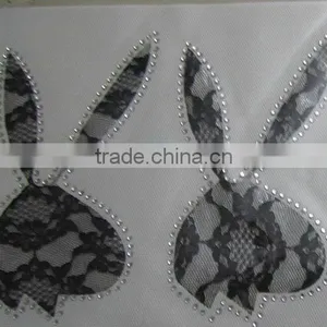 Lace With Rhinestone Motif thumbnail-1