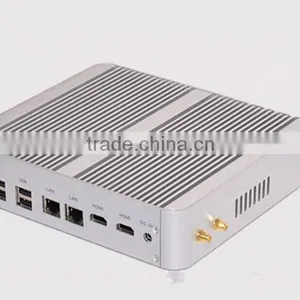 Mini Pc/mini Chassis Dual N2810/fanless HTPC/tv Box/industrial Personal Computer With All Aluminum 8GB DDR3 1600MHz thumbnail-4