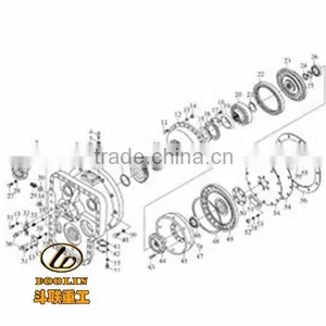 High Quality Rear Axle Assy Parts Joint Shaft for ZL50G Wheel Loader thumbnail-1
