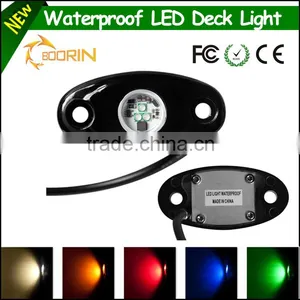 China 12v 24v Deck Rail Light IP68 Waterproof White Red Orange Blue Green Led Deck Light thumbnail-1