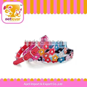Cute and Flower Decoration Puppy Dog Collar thumbnail-1