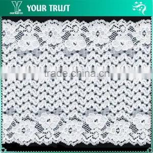 Width 14.0 Centimeter White Stretch Tape Trim Spandex Jacquard Elastic Lace thumbnail-3