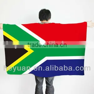 Customize Print Poncho Flag of South Africa thumbnail-1