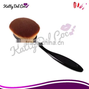 Cosmetic Makeup Tools Women Face Powder Foundation Eye Shadow Blusher Soft Toothbrush Shape Makeup Brushes thumbnail-3