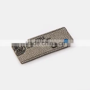 Clothing Ban Label Leather Patch for Dress High Quality Cuatom thumbnail-3