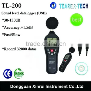 Digital Data Logging Sound Noise Level Meter 30 -130dB Type A & C With Factory Lowest Price TL-200 thumbnail-1