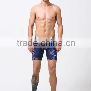 High Elastic Camo Mens Compression Shorts Base Layer Sports Fitness Running Soccer Football Shorts thumbnail-1
