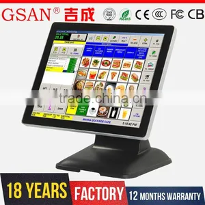 GS-A1 Aluminum Body Quiet 15 Inch Touch Screen Pos System Cash Register thumbnail-2