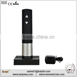 Banquet Favor Leather Box Electric Wine Opener Set With Vacuum Stopper thumbnail-2