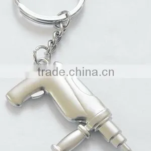 Promotional Wholesale Custom Mini Electric Drill Keychain thumbnail-1