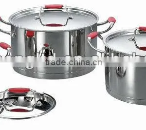 6 Pcs High Quality Stainless Steel Stock Pot thumbnail-1