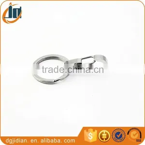 High Quality Flat Snap Hook Metal Key Chain Wholesale thumbnail-2