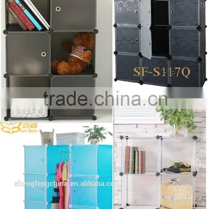 Plastic Magic Wardrobe Living Room Cabinet Clothing Storage thumbnail-1