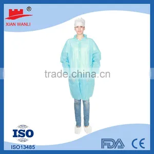 Medical Disposable Cool Lab Coats Cheap Nonwoven Top Green Antistatic Lab Coats thumbnail-3