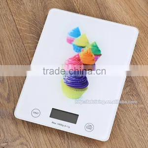 5kg Glass Digital LCD Electronic Kitchen Scale thumbnail-5