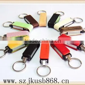 Fashion Beautiful Orange Leather Usb Stick thumbnail-1