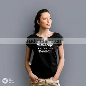 2016 T-shirt Print Logo Slogan Screen Printing Transfer DTG OEM Service thumbnail-1