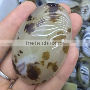 Natural Moss Agate Crystal Ornaments Wholesale thumbnail-2