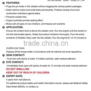WILITA Best Engine Coolant Brands Radiator Coolant Leakage Recovery Function thumbnail-3