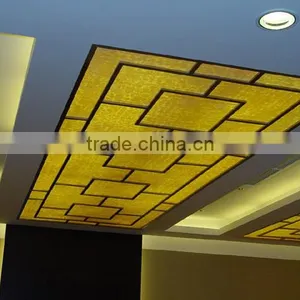 Hotel Hall Ceiling Faux Alabaster Artificial Resin Stone thumbnail-1