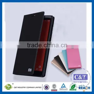 C&T Elegant Slim Flip Flio Leather Protective Case Cover for XIAOMI 4 M4 MI4 thumbnail-1