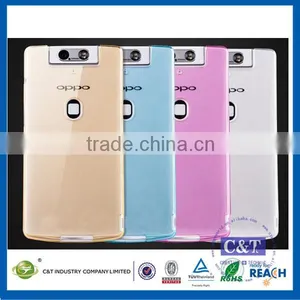 C&T Colorful Smartphone Transparent Clear Tpu for Oppo n1 Case thumbnail-1