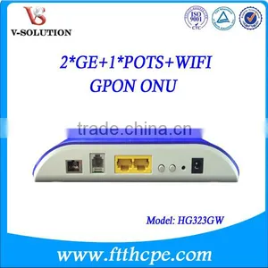 2GE + 1POTS + WIFI FTTH GPON Interface Optical Network Unit ONU thumbnail-1
