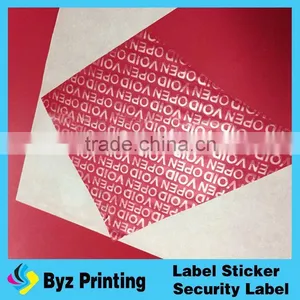Matte Silver VOID Sticker Security Warranty Seal Label Leaving Word VOID if Removed Versatile thumbnail-5