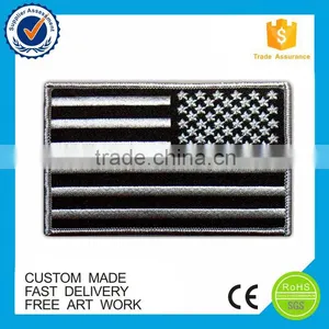 High Quality Custom American Flag Embroidered Patches thumbnail-5