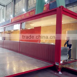 20ft 40HQ Mobile Container Kitchen Showcase With Good Quality Insulation thumbnail-3