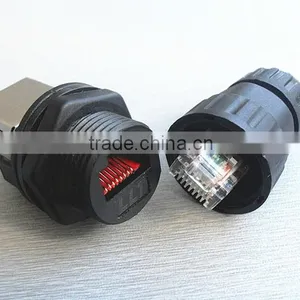 8P8C Quality Field Installable Panel Mounting RJ45 Connector thumbnail-4