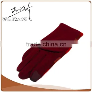 Checkered Pattern Cheap Winter Gloves For Screen Touch thumbnail-6
