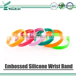 Engraved Silicone Rubber Wrist Bands thumbnail-3