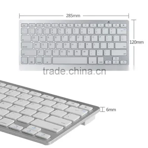 Ultra-slim Blue Tooth 3.0 Wireless Keyboard for Windows ,android, Ios pc Tablet thumbnail-6