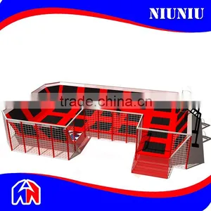 Indoor Trampoline Park, Children Indoor Soft Playground Trampoline thumbnail-5
