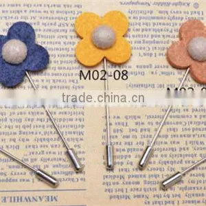 Perno Ramo de la Solapa de la Flor de la Tela de Los Mens Del Broche LAP021 thumbnail-3
