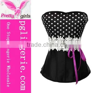 Factory Supplier Vintage Style Sexy Steampunk Corset thumbnail-2